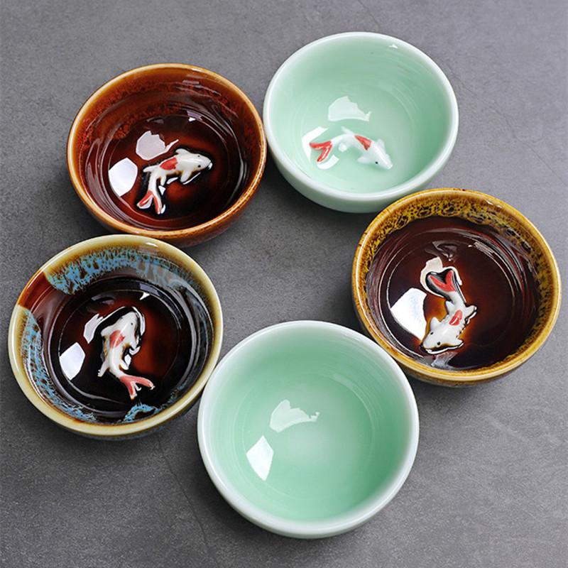 Celadon Fish Cute Teacup, tazz - Celadon Ceramic Cup recensione e prezzo